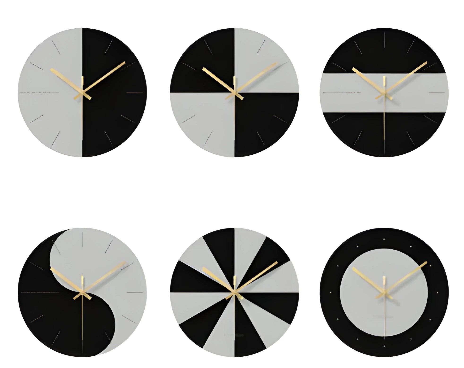 Transparent tempered glass minimalist wall clock with silent movement on a wall.