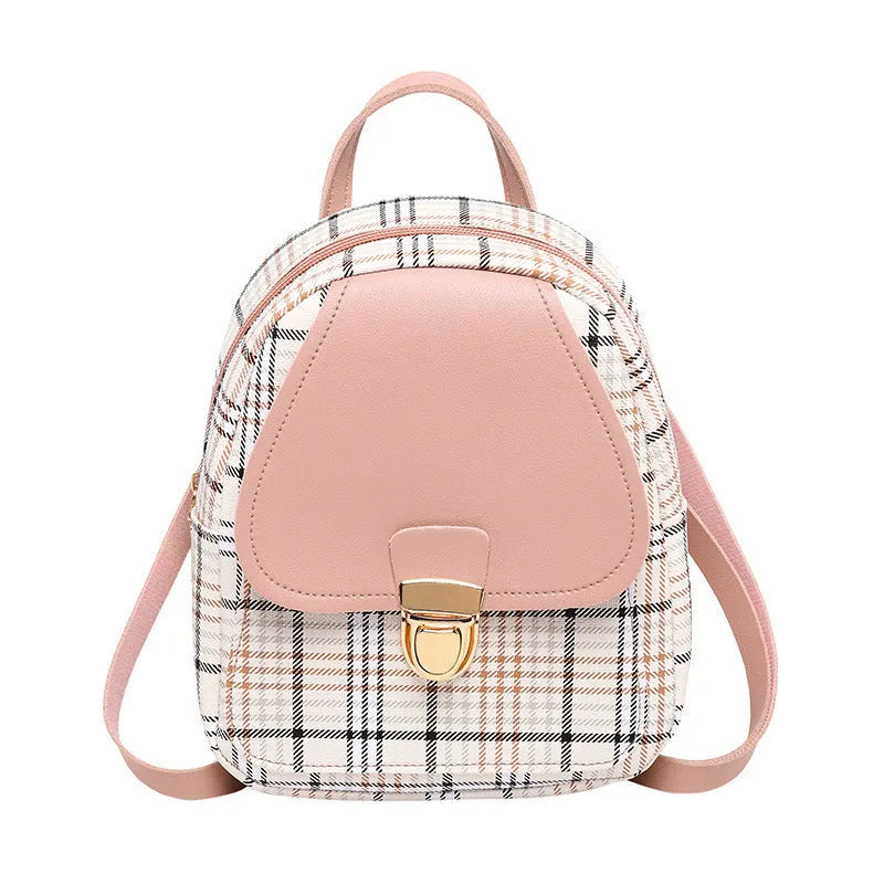 A PU leather one-shoulder diagonal phone bag with an adjustable crossbody strap, shown in a choice of colours.