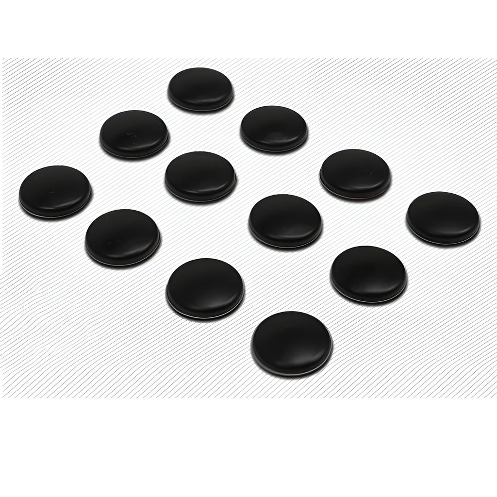 12 black ABS car door screw cap protective covers for Mazda series, waterproof and dustproof