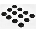 12 black ABS car door screw cap protective covers for Mazda series, waterproof and dustproof