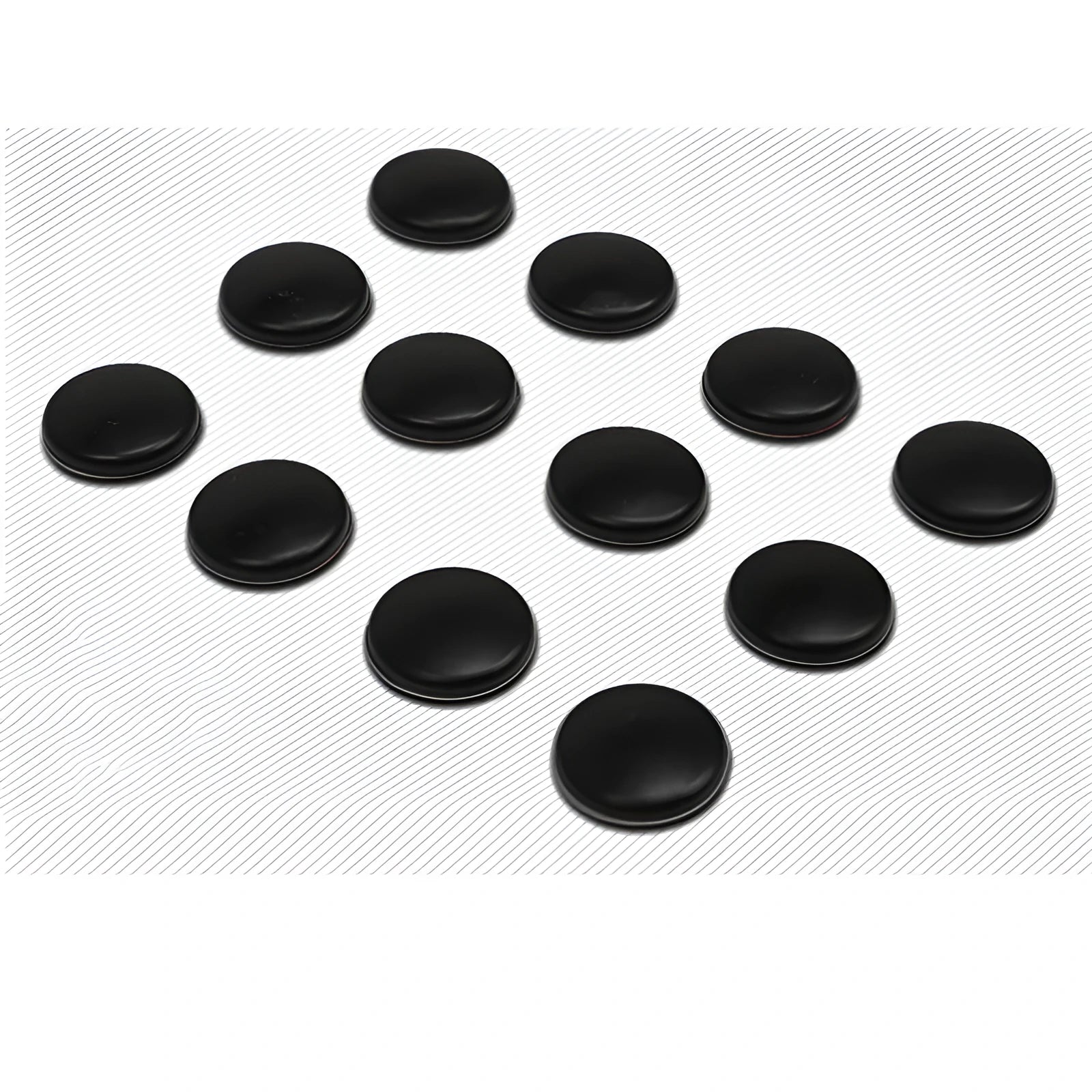 12 black ABS car door screw cap protective covers for Mazda series, waterproof and dustproof