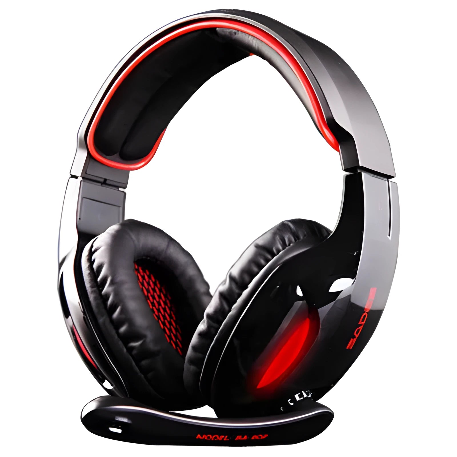 Black SADES SA 902 Hero Alliance wired USB gaming headset for PC with over-ear cups and RGB lighting.