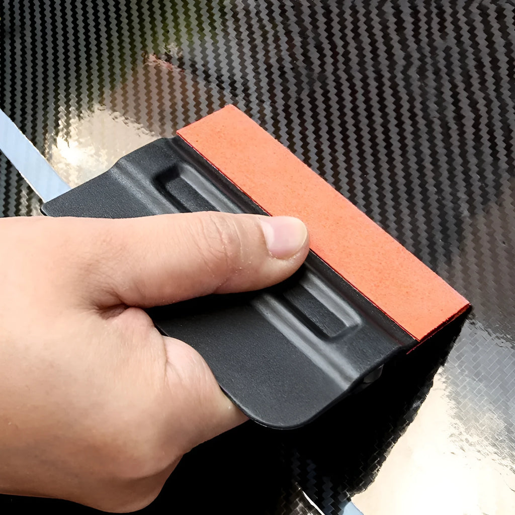 Car colour changing film scraper tool with ABS plastic body and multiple scraping surface options