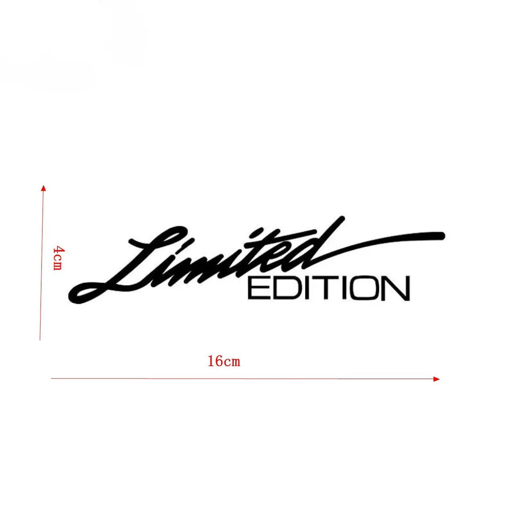 Black laser reflective car sticker with text design on PET vinyl material for vehicle application