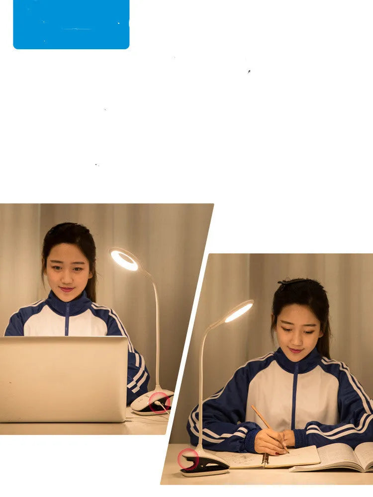 Rechargeable table lamp in green, pink or white colour with touch switch and USB charging port