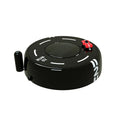 Round solar car fragrance light decoration in choice of black, red or white plastic