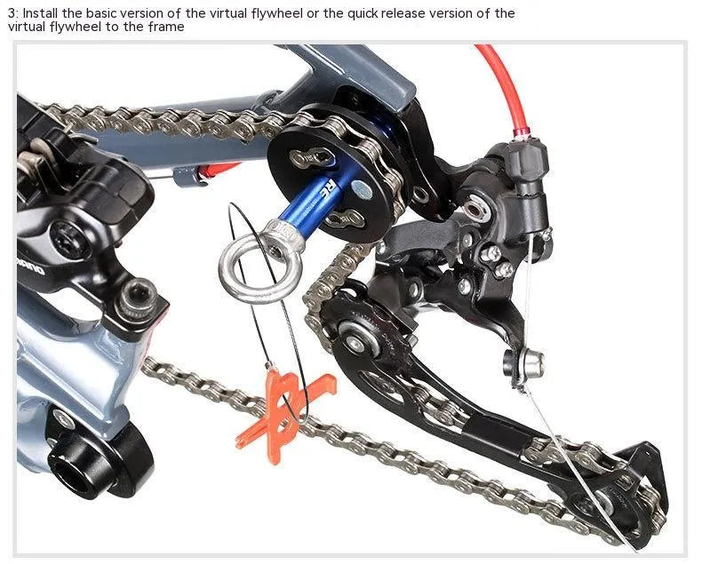Aluminium alloy bicycle chain holder tool shown in barrel shaft, basic, and quick release versions.