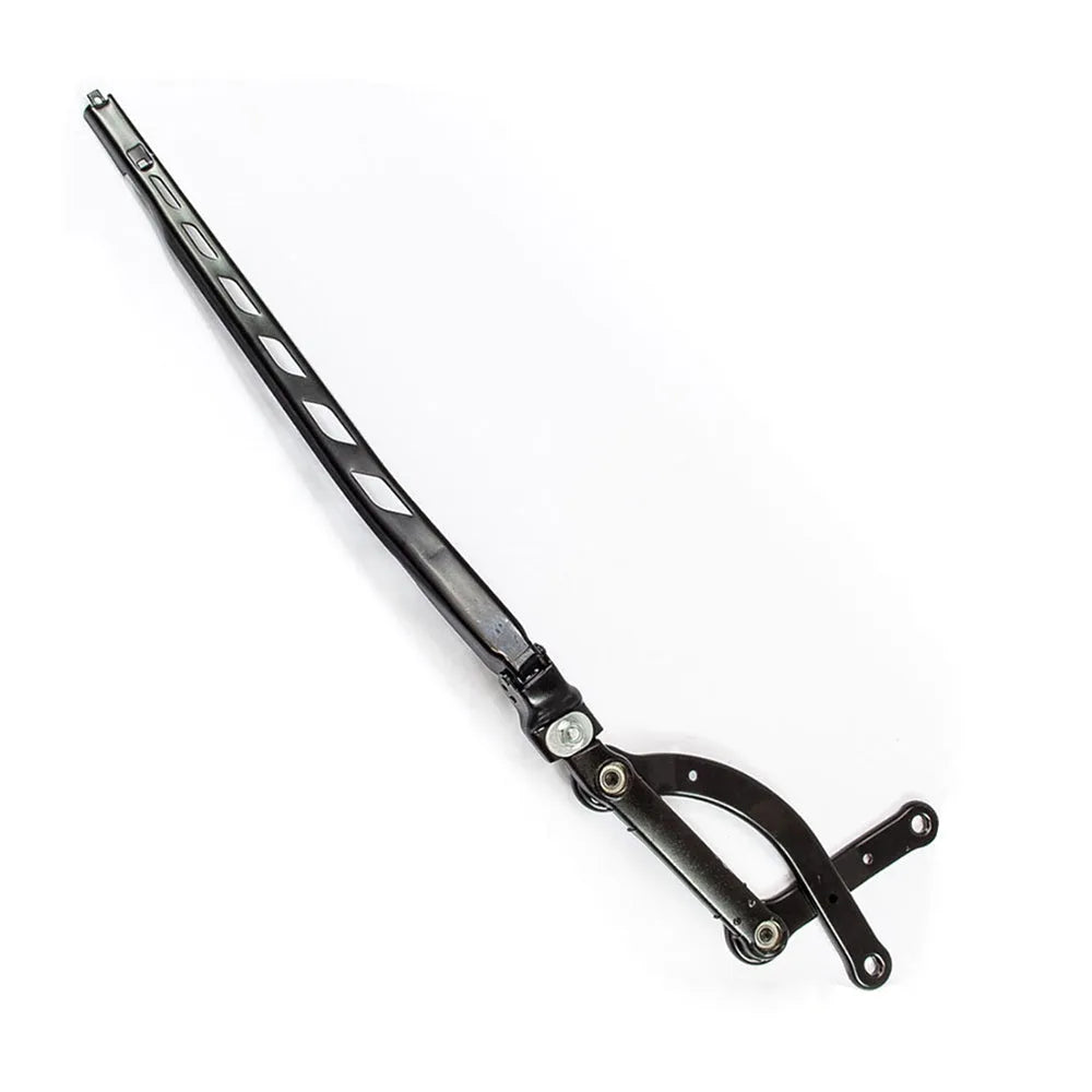 BMW E60 front right windshield wiper arm replacement part on white background