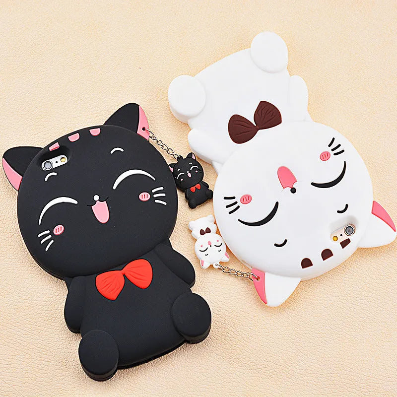 Soft silicone phone case showing edge-proof design for Samsung Galaxy and Apple iPhone models.
