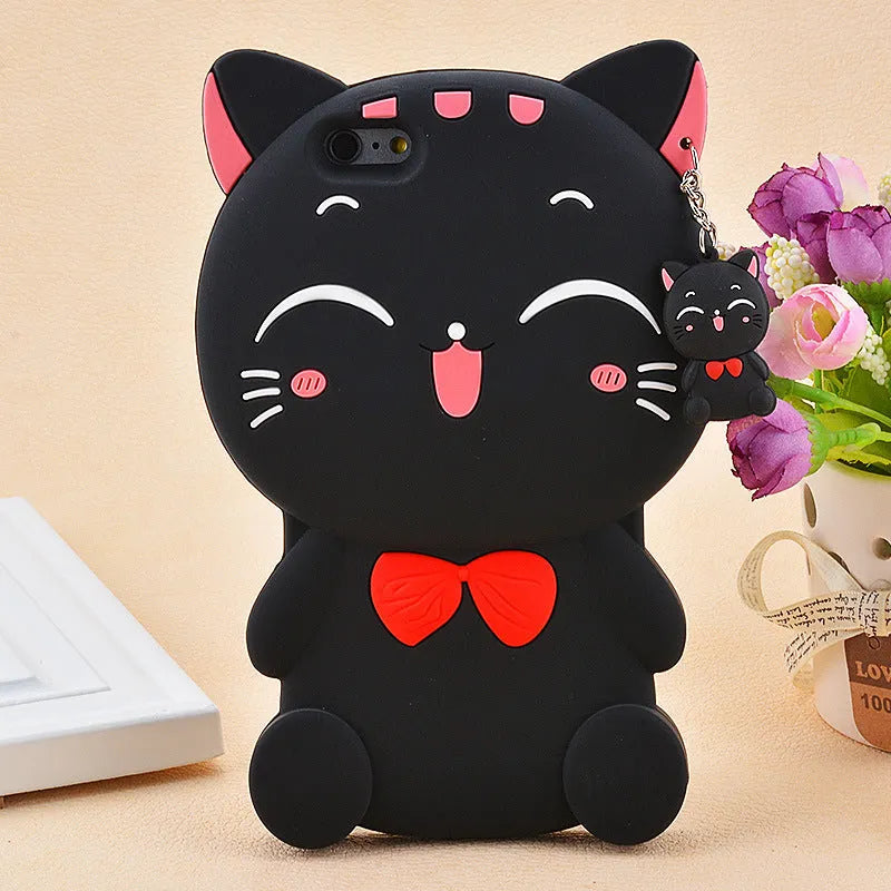 Soft silicone phone case showing edge-proof design for Samsung Galaxy and Apple iPhone models.