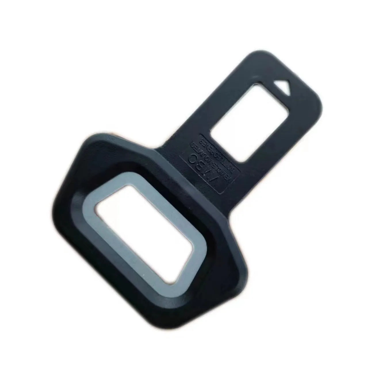Lock tongue buckle pick head bottle opener on keyring with frosted carbon fibre finish