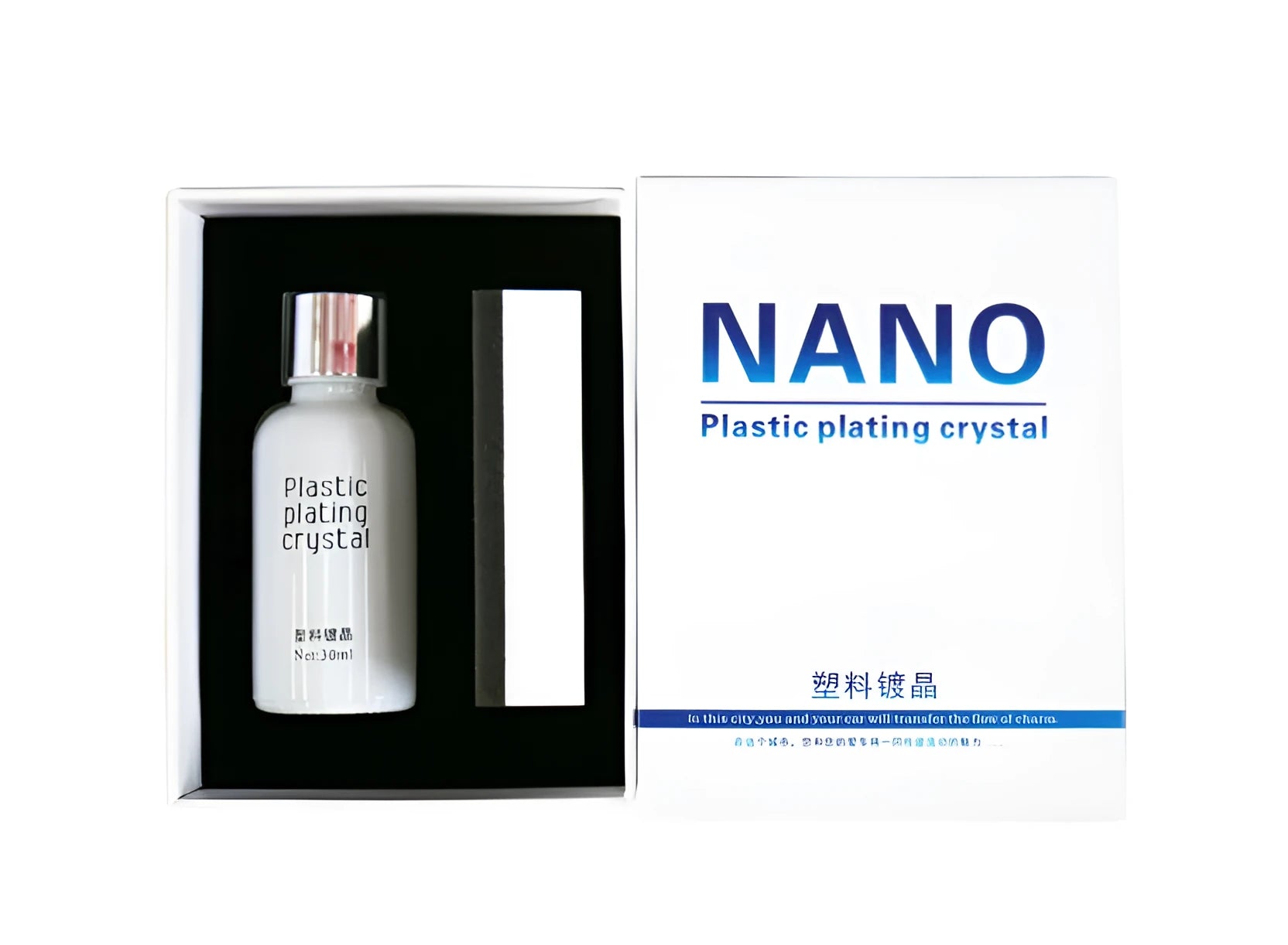 NANO plastic plating crystal set for brightening dustproof waterproof plastic coating renovation agent