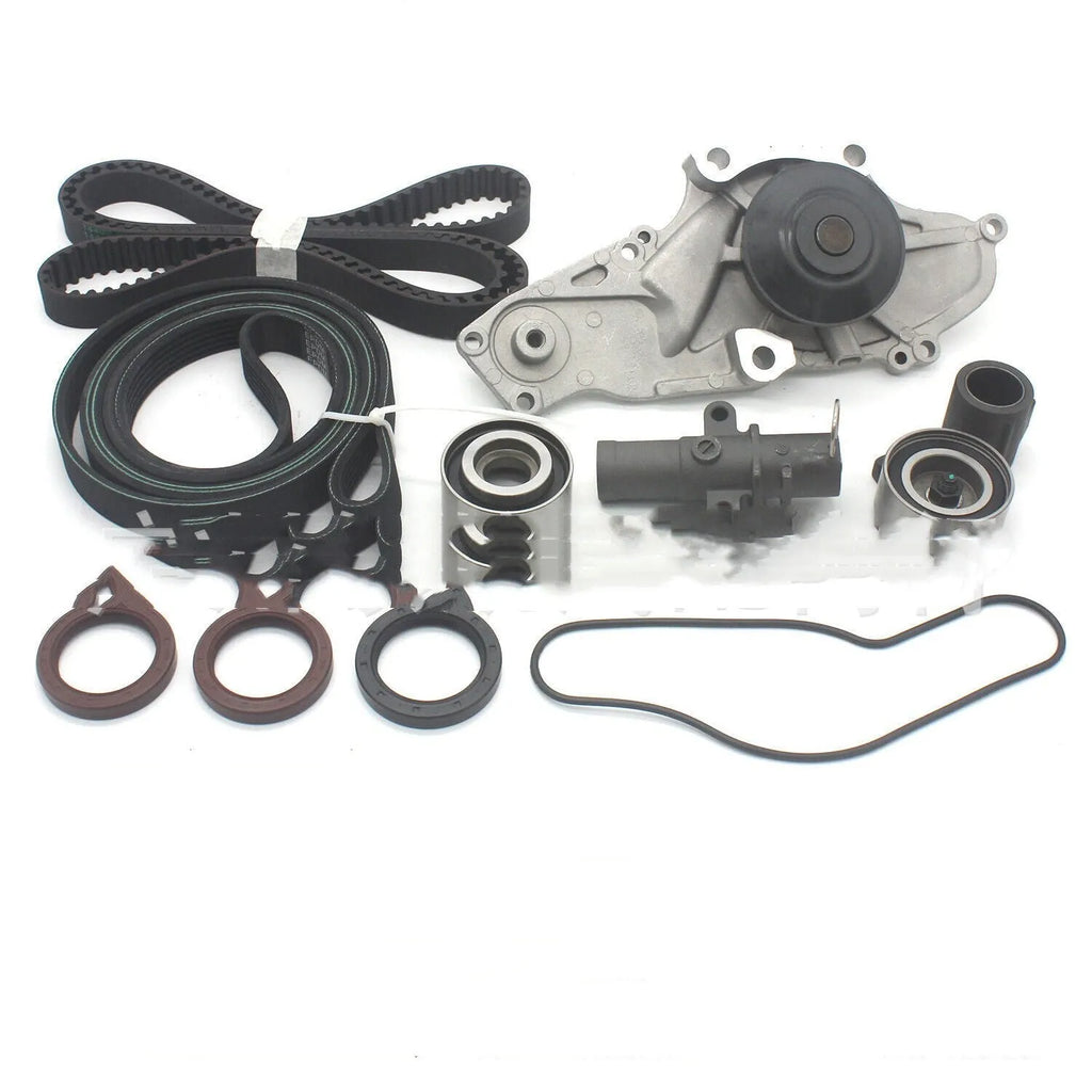 Metal belt and water pump assembly measuring 28x18x16cm for automotive cooling system replacement