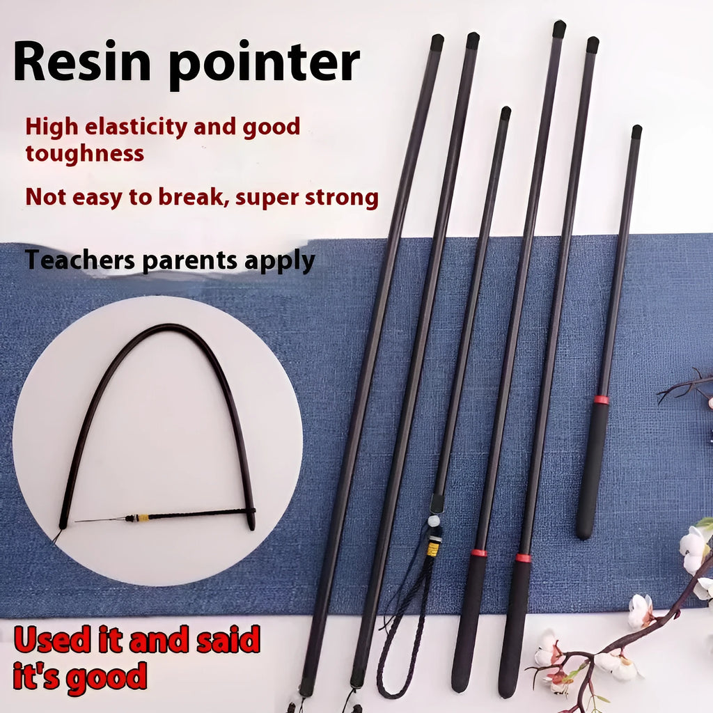 Clear resin measuring tape pointer with stainless steel pin for fabric marking