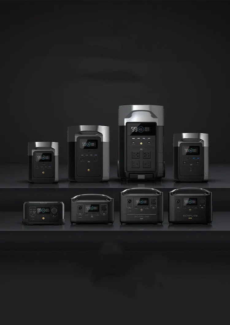 RIVER Pro 720Wh portable power station with multiple charging ports on front panel