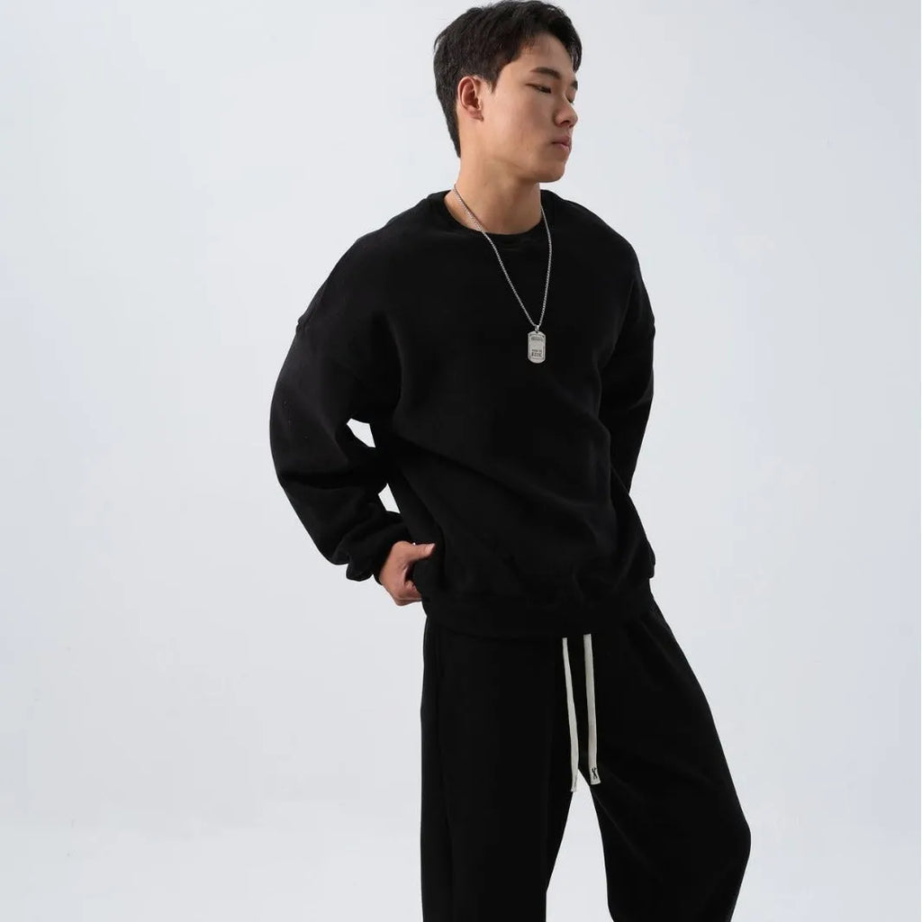 Men's polar fleece winter sports suit with long sleeve coat and padded trousers in multiple colour options