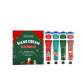 EELHOE Christmas gift set with four lip balms and four hand creams in strawberry, milk, kiwi and avocado flavours