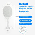 Rechargeable handheld electric mosquito swatter in 959 or 996 colour variant.