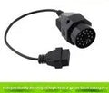 BMW OBD2 diagnostic adapter cable showing 20-pin and 16-pin OBD2 connectors