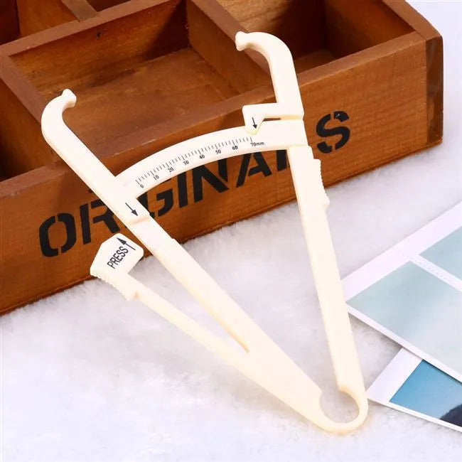 Acrylic fat caliper for body fat measurement with 16cm length