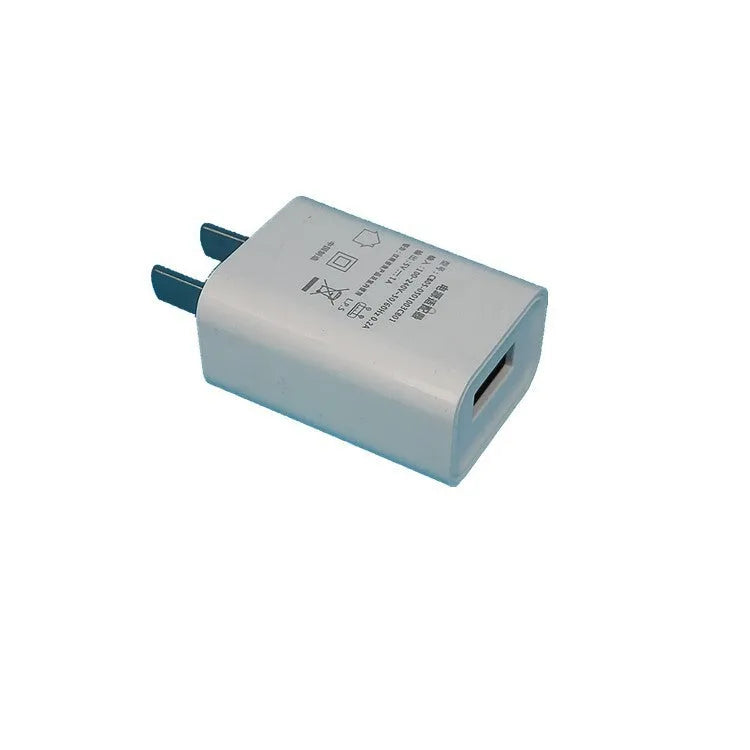 White 5V 1A USB wall charger for China Unicom mobile phones with CE and FCC markings