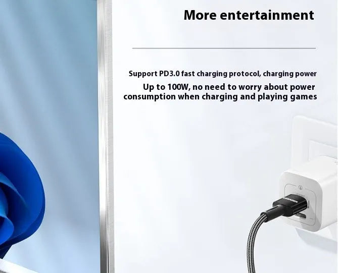 11-in-1 USB-C expansion dock with attached 20cm cable and gigabit ethernet port on a desk