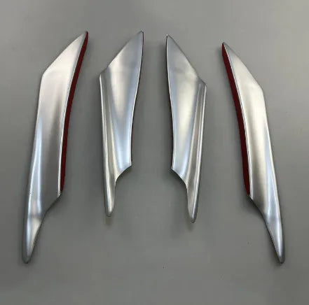 Carbon fibre pattern ABS plastic car bumper blade or front lip spoiler kit