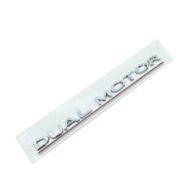 Tesla Model 3 bumper sticker ABS plastic 19x3cm with performance lettering