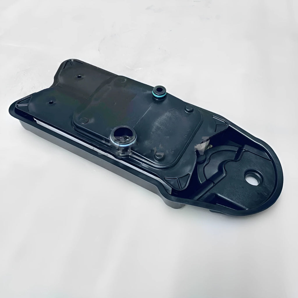 Black automotive crankcase ventilation filter for vehicle PCV systems