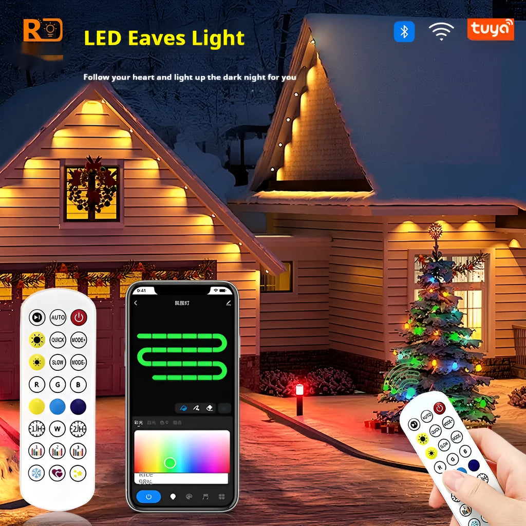 Planet-shaped outdoor string lights with remote control for courtyard and eaves decoration