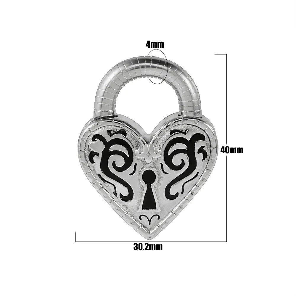 Heart-shaped stainless steel stud earrings with electroplated gold colour finish