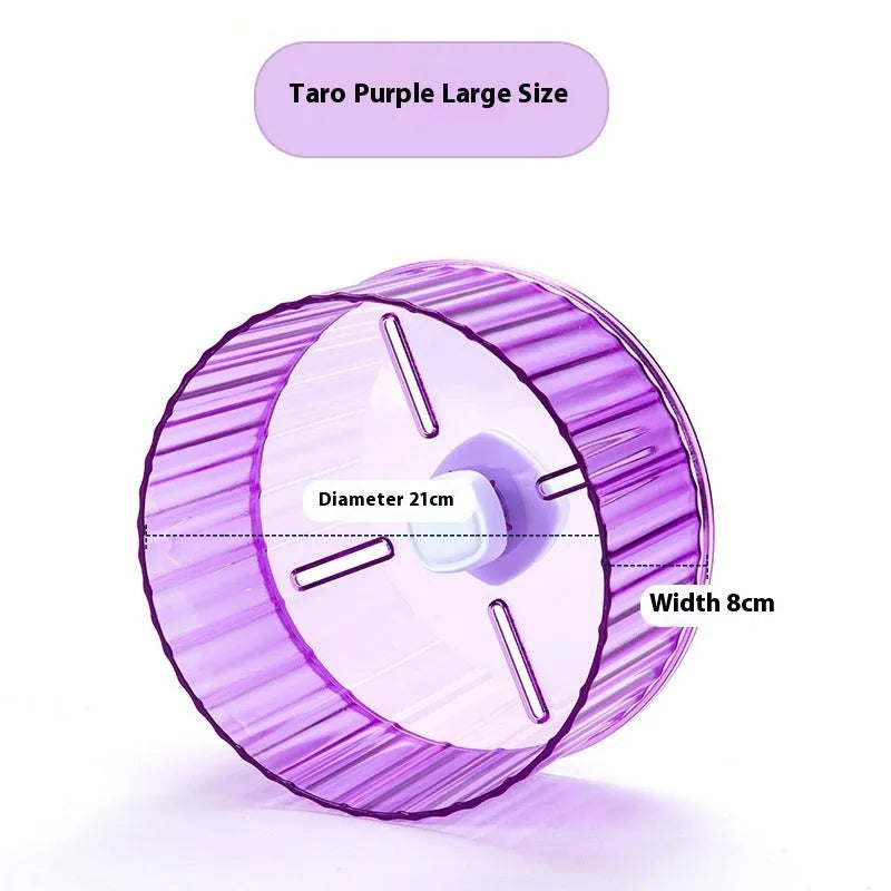 Parrot wheel running toy in plastic construction with treadmill design for bird exercise