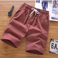 Men's cotton summer capri shorts in multiple colours with drawstring waist closure