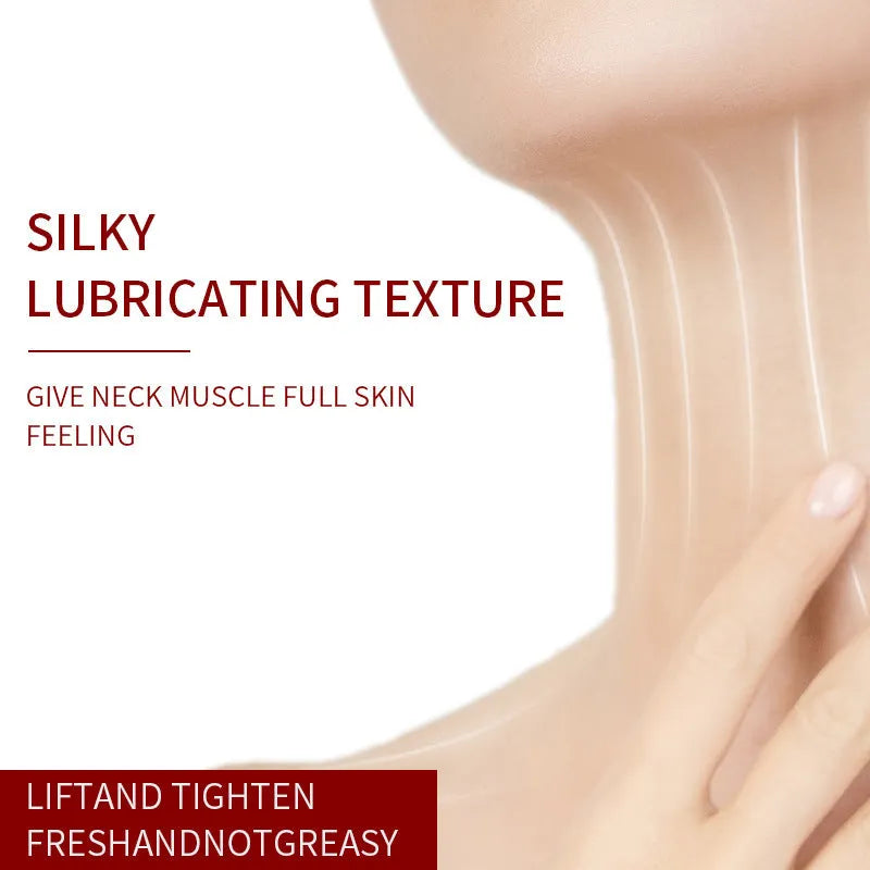120g roller neck cream moisturiser with firming properties in compact container with integrated applicator