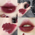 Glacier Lava Lip Lacquer cosmetic product in 7 colour options with mirror applicator