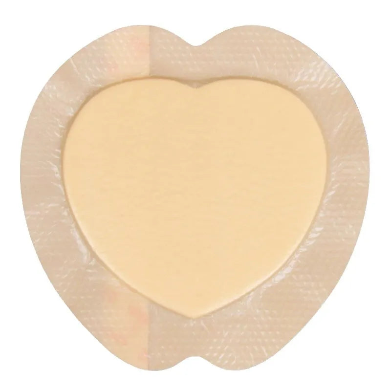 Large skin-colour silicone dressing sticker for pressure sore prevention and relief