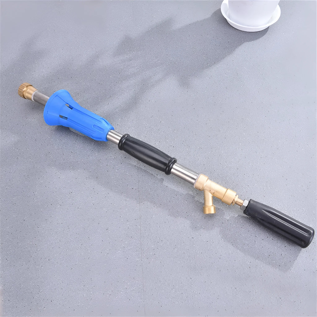Adjustable high-pressure agricultural spray gun with submachine gun design for pesticide spraying