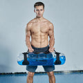 Transparent PVC inflatable water dumbbell bag for adjustable weight strength training