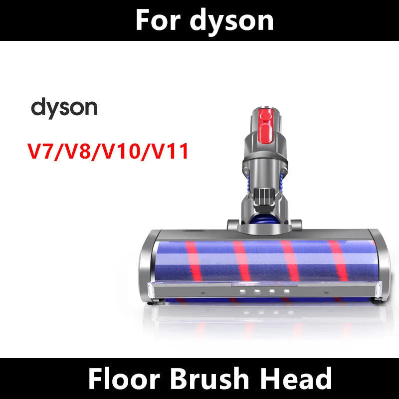 Dyson V7 V8 V10 V11 replacement soft velvet electric floor brush head, 260mm long