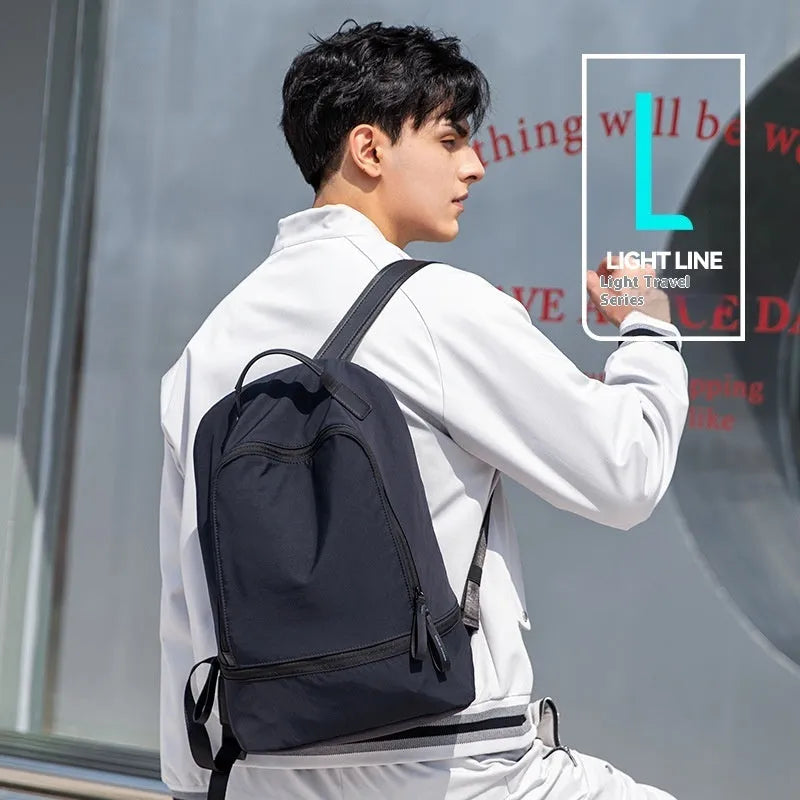 Ultra light Oxford cloth travel backpack in solid colour with below 20L capacity for commuting and travel