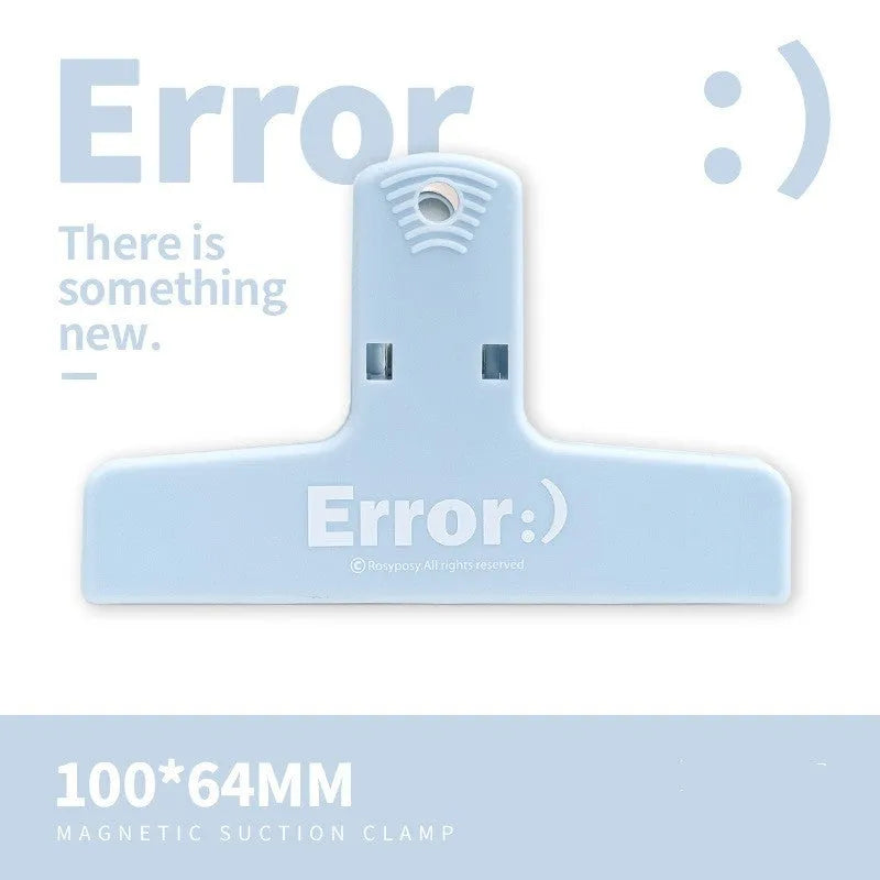 RosyPosy magnetic bill clip measuring 100mm x 64mm in plastic magnet alloy construction