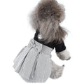Thin cotton poodle dog clothes in four-legged pants or skirt style for spring, autumn, and summer.