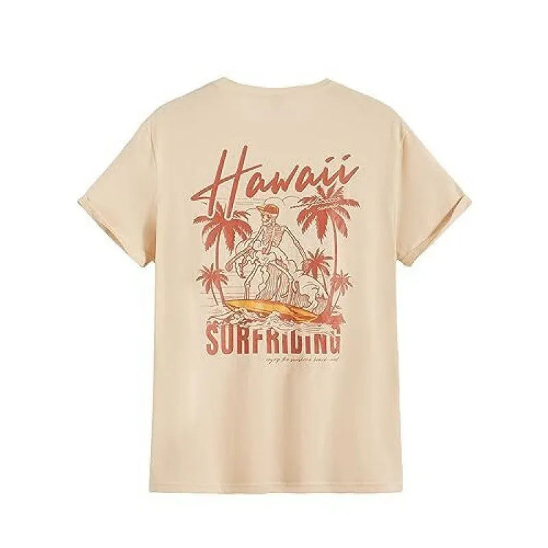 Men's printed street sports T-shirt with digital pattern on polyester fabric