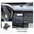 GOODWAY car dashboard mobile phone holder with 360-degree rotating bracket on a single base.
