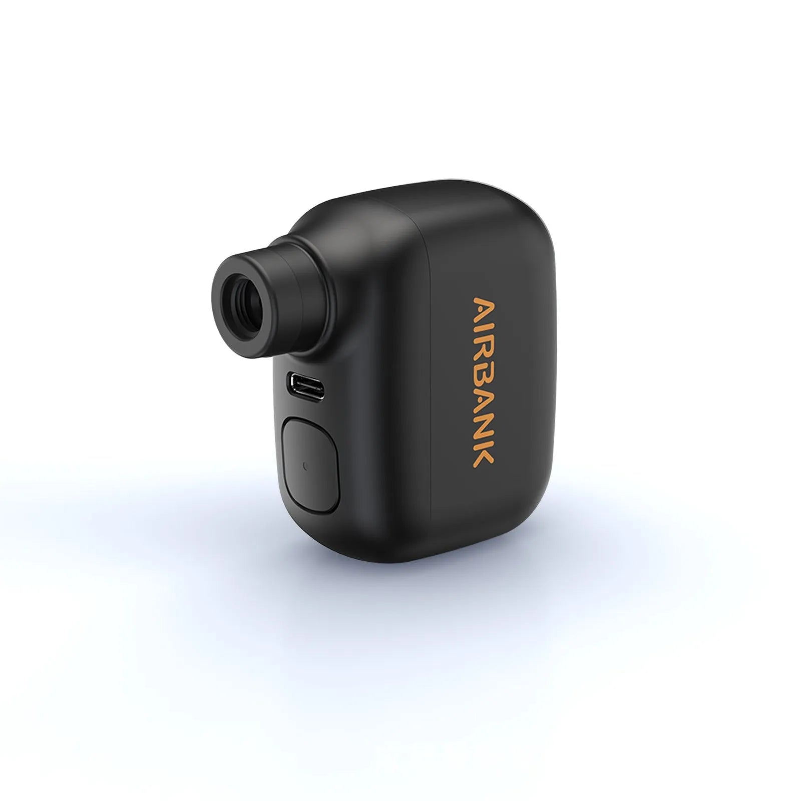 Black AS100 electric bike pump with USB cable and waterproof bag