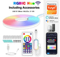 3-metre USB-powered RGB neon light strip with remote control showing music sync capability