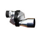 Compact aluminium alloy monocular telescope with foldable rubber eyecup and canvas carrying case