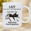Creative ceramic mug with picture style design, 11oz capacity for thermal transfer personalisation