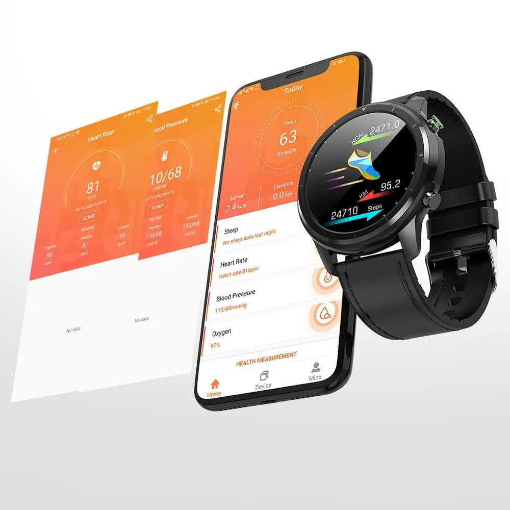 LEMFO LF26 smart bracelet showing 1.3-inch colour screen and available in five colour combinations