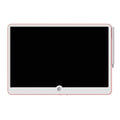 19-inch rechargeable LCD children's drawing board shown in blue and white colour scheme on a table.